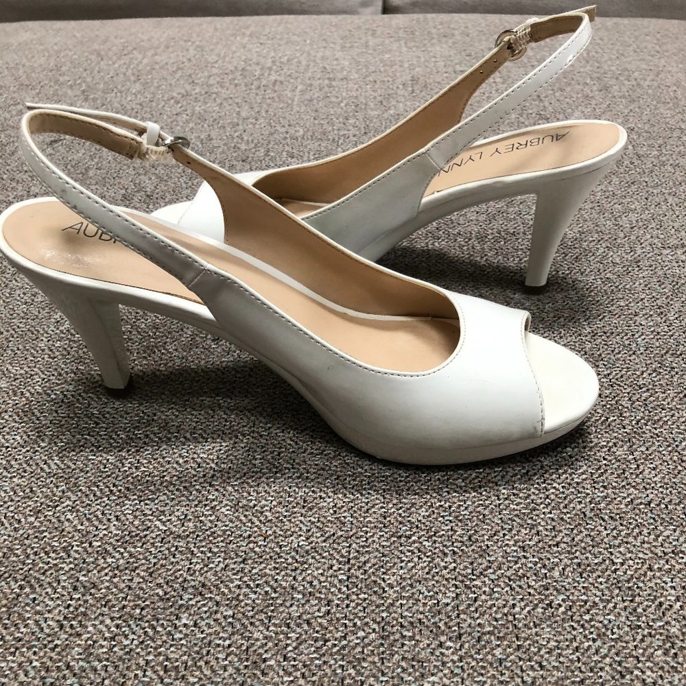 White pumps